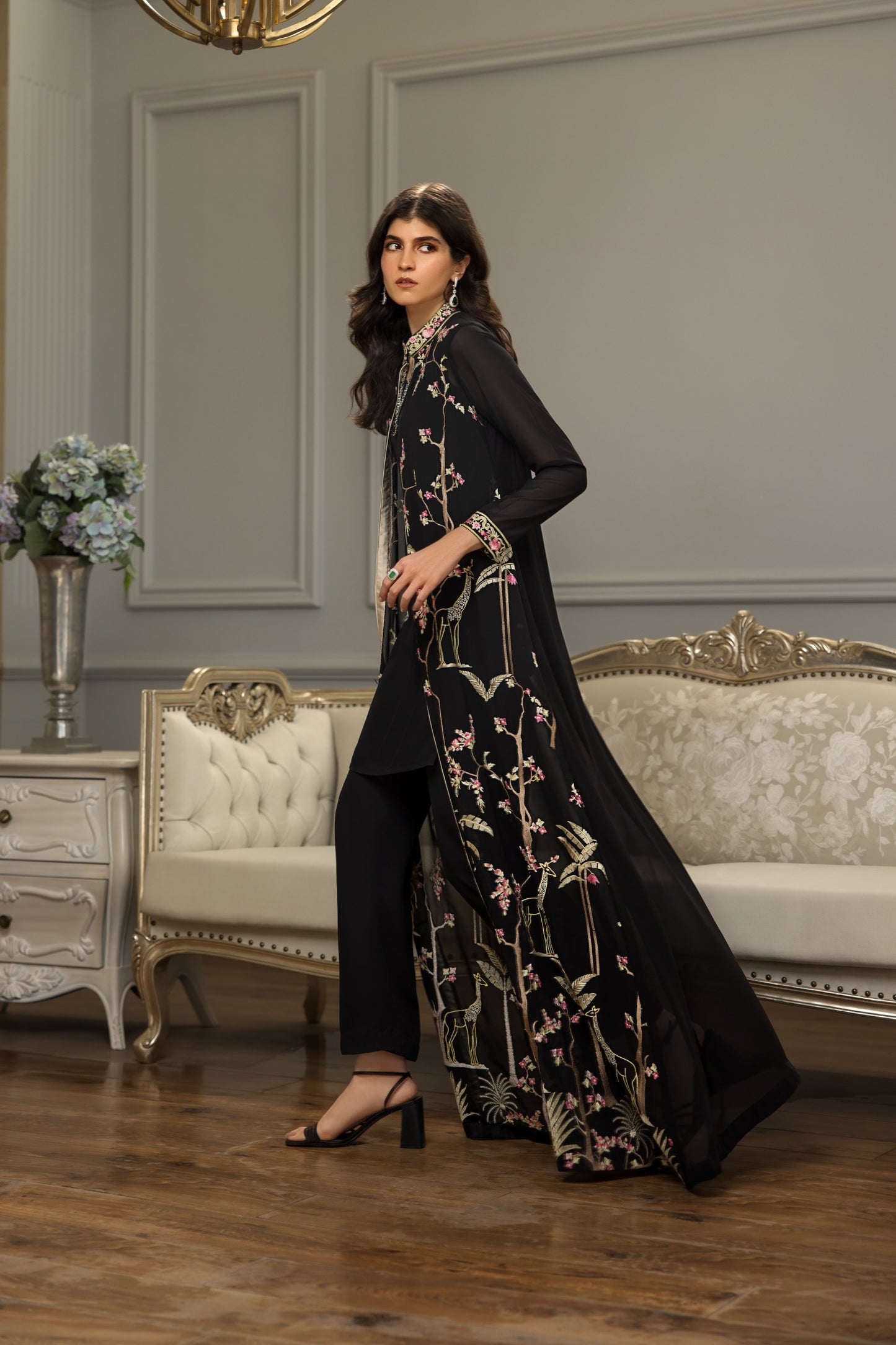 Black jacket and pants (RZ-9997)
