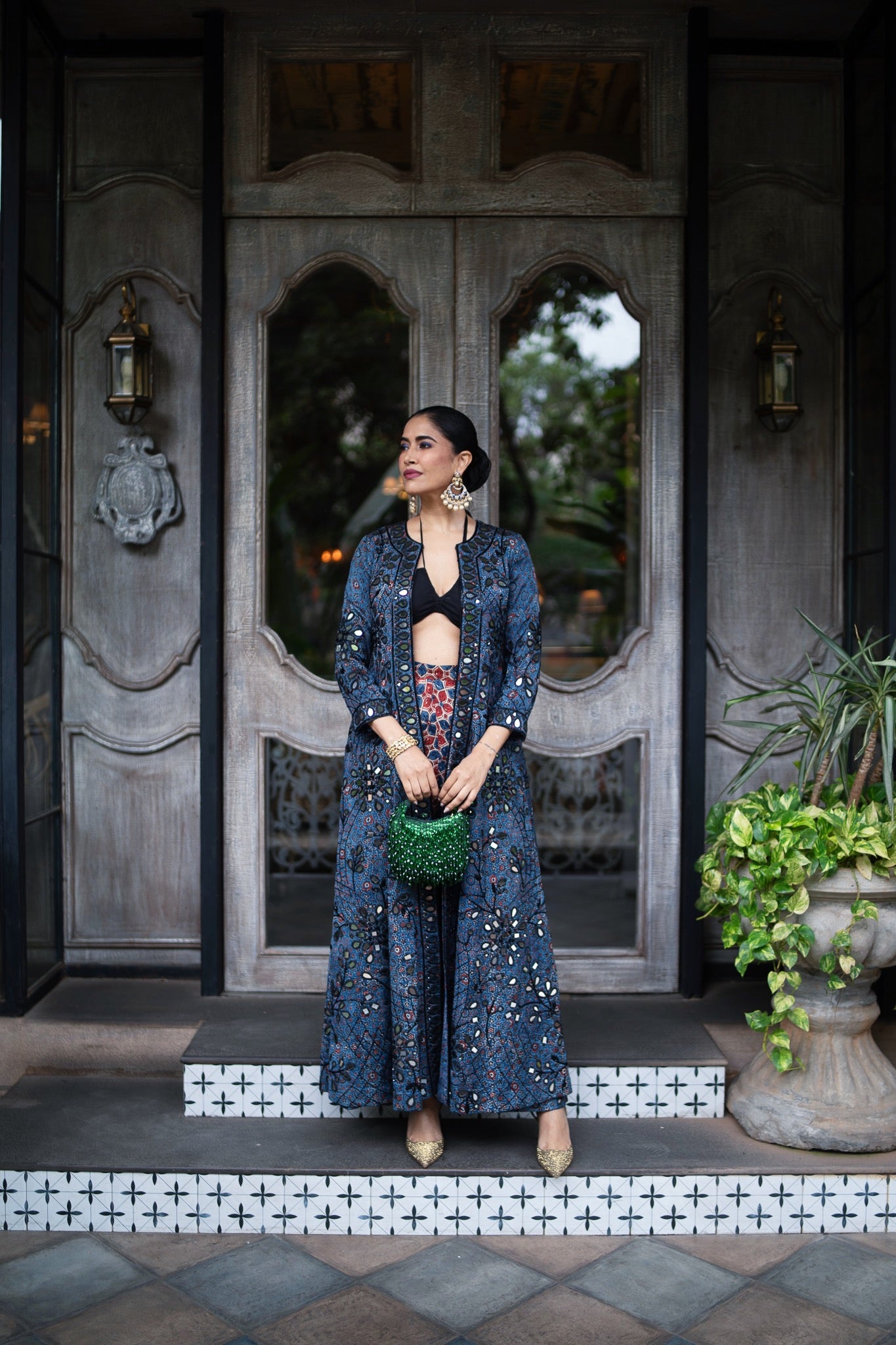 A Mirror Embroidered Jacket (AL-009)