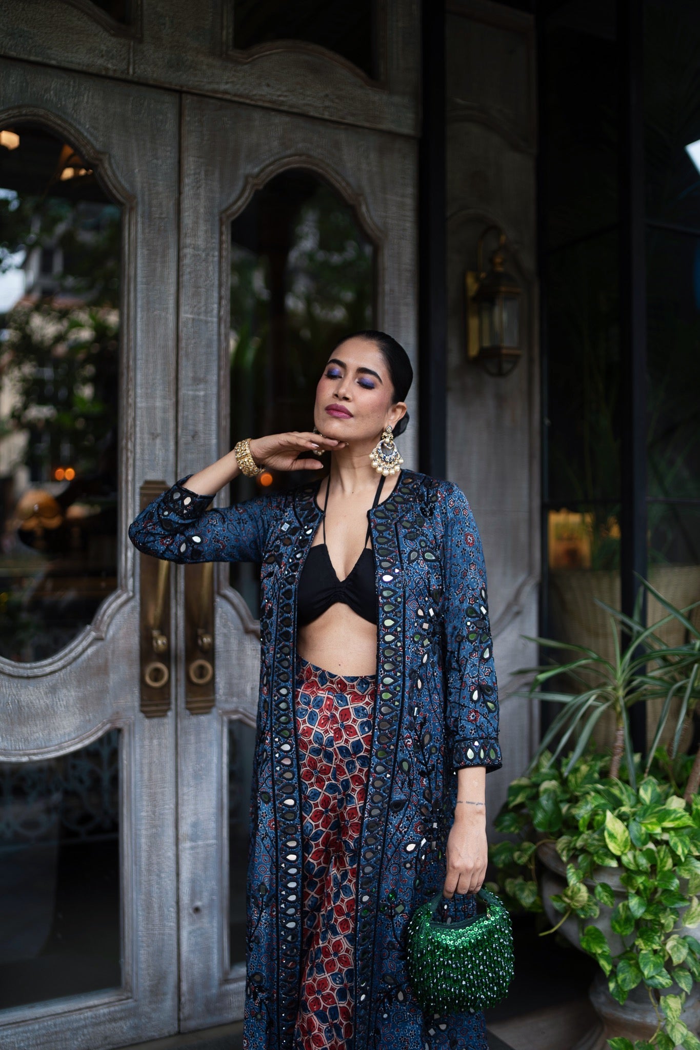 A Mirror Embroidered Jacket (AL-009)