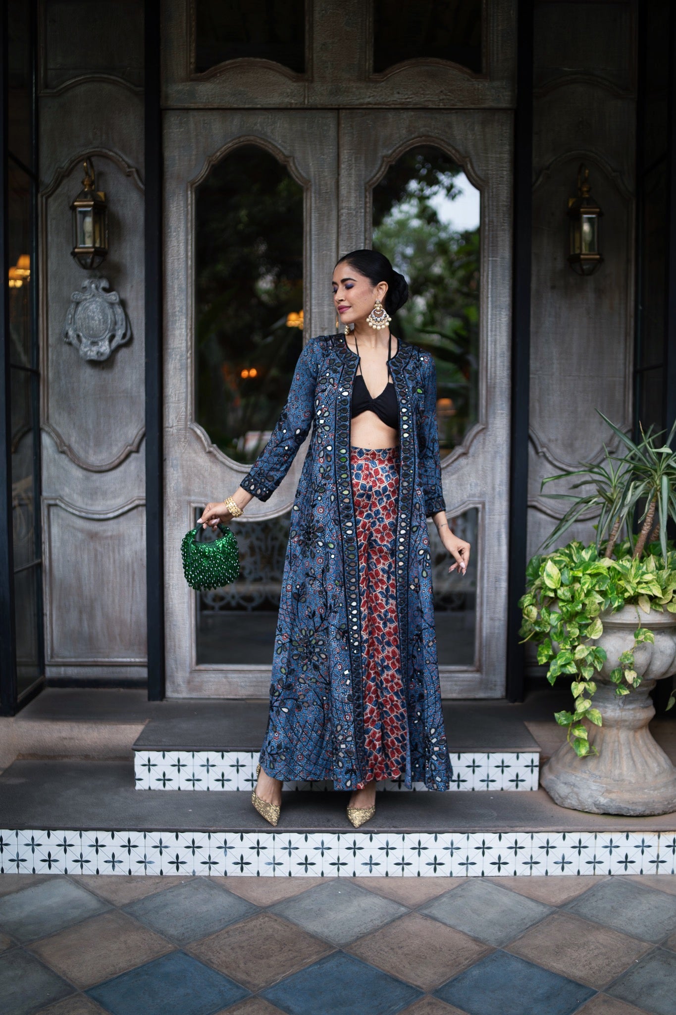 A Mirror Embroidered Jacket (AL-009)