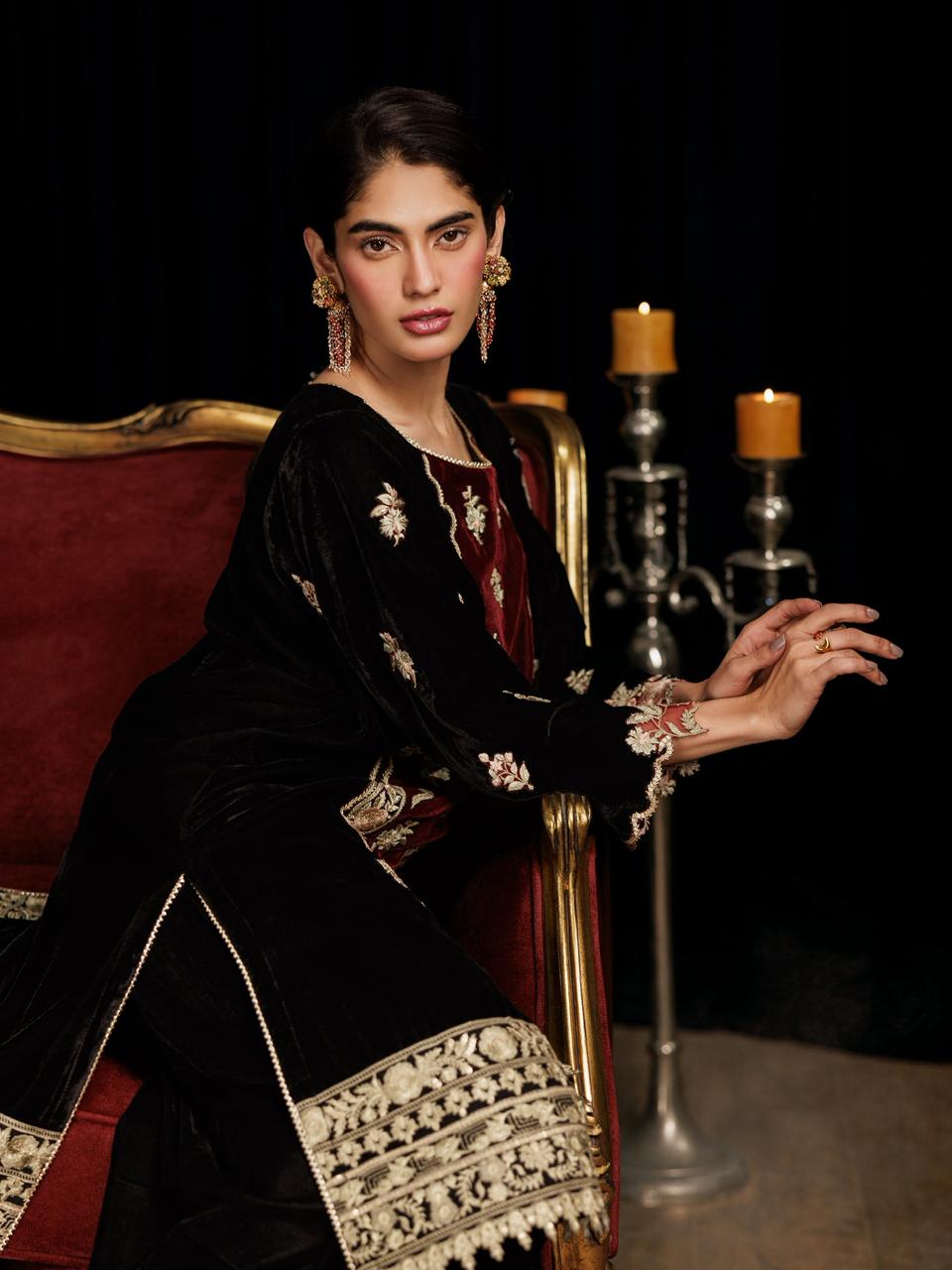 Ready to wear set- (9472)