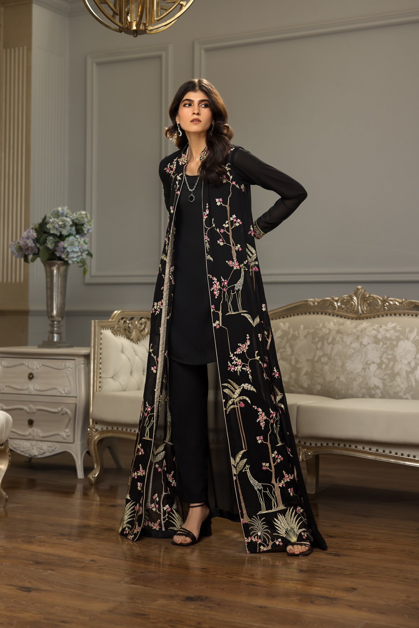 Black jacket and pants (RZ-9997)