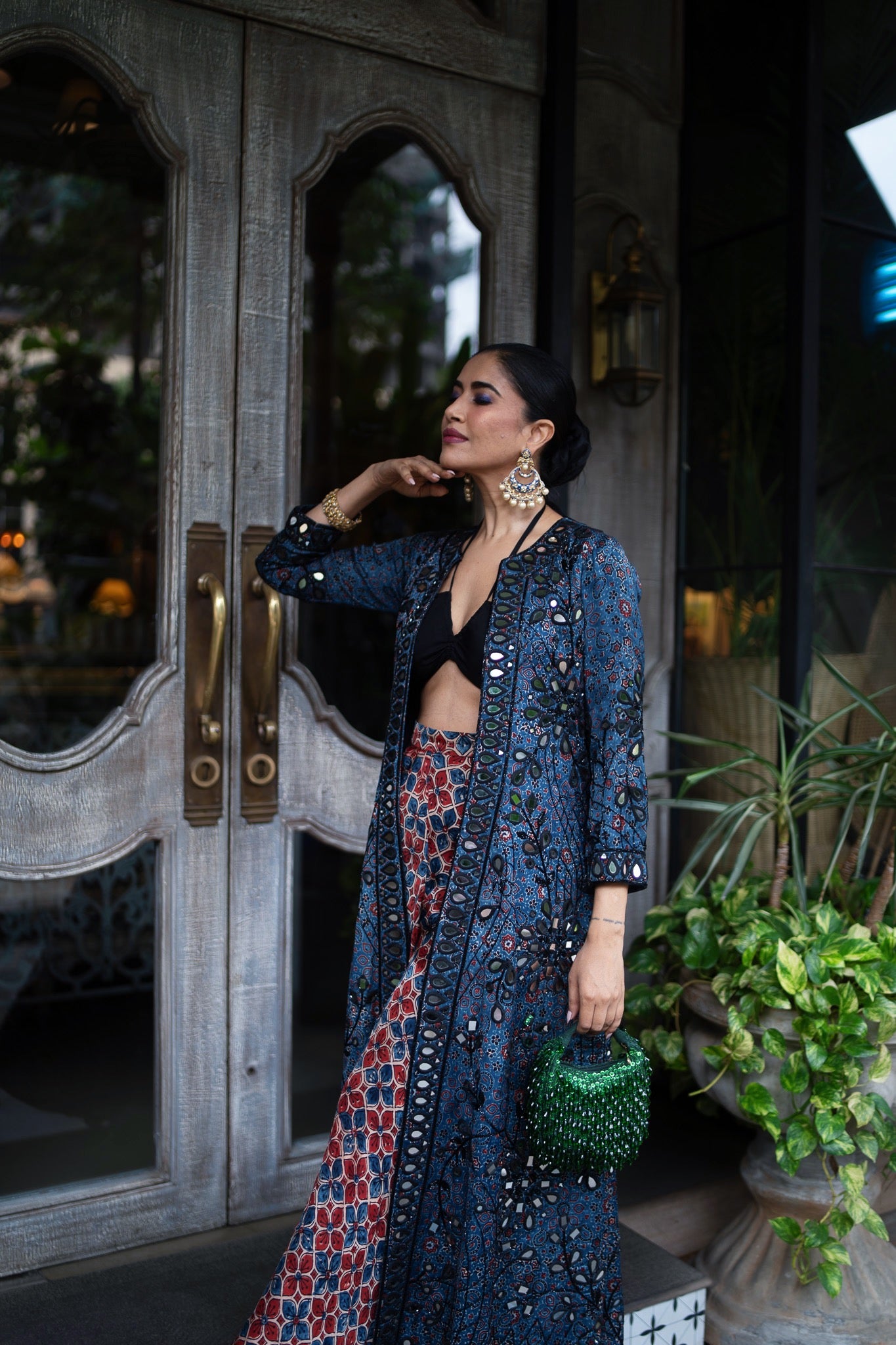 A Mirror Embroidered Jacket (AL-009)