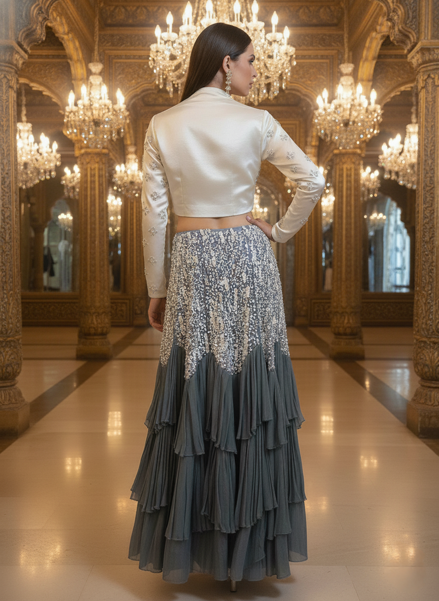 A ghagra set- (4095)