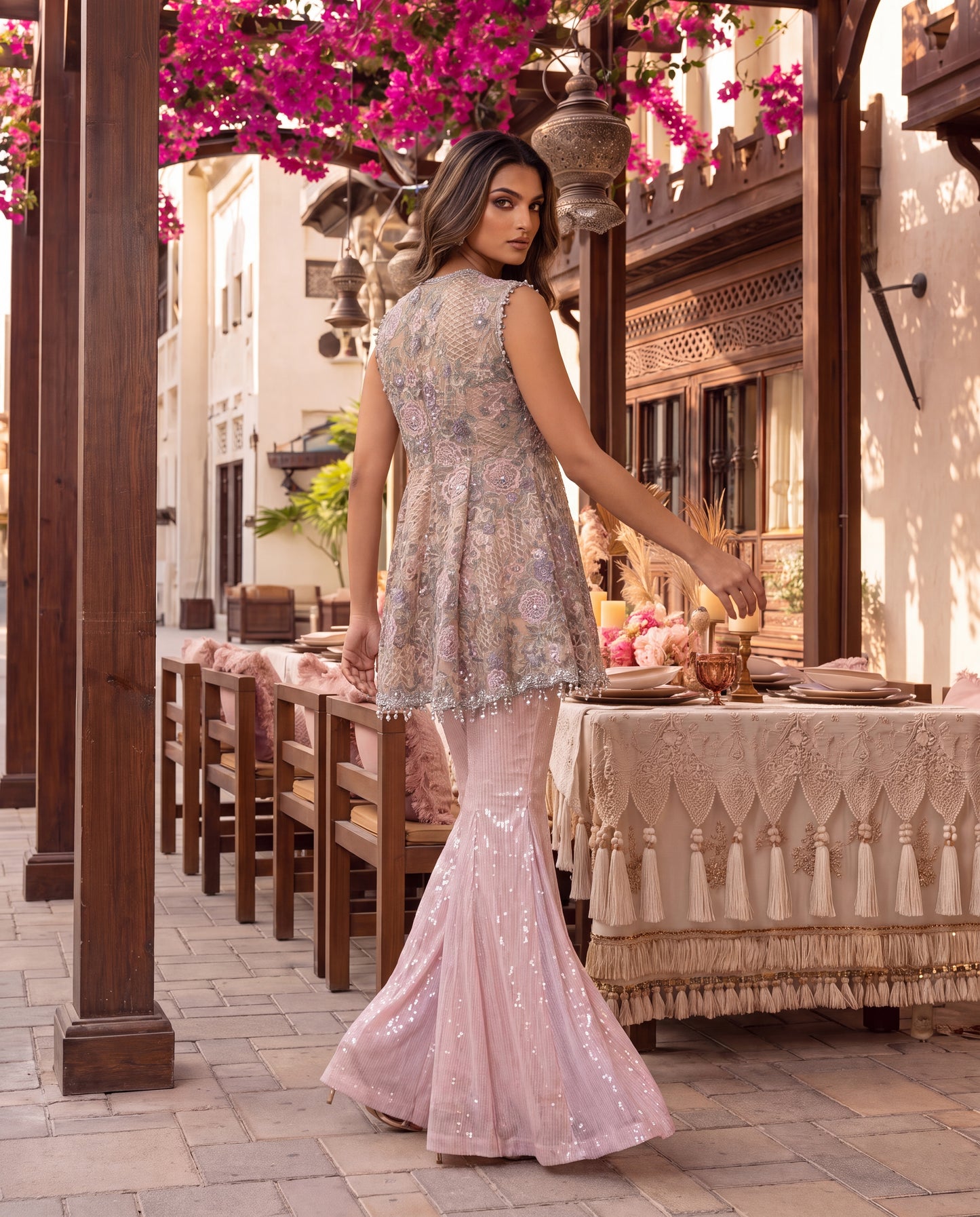 Pastel Rose Pink & Soft Lilac Set-(FC6210)