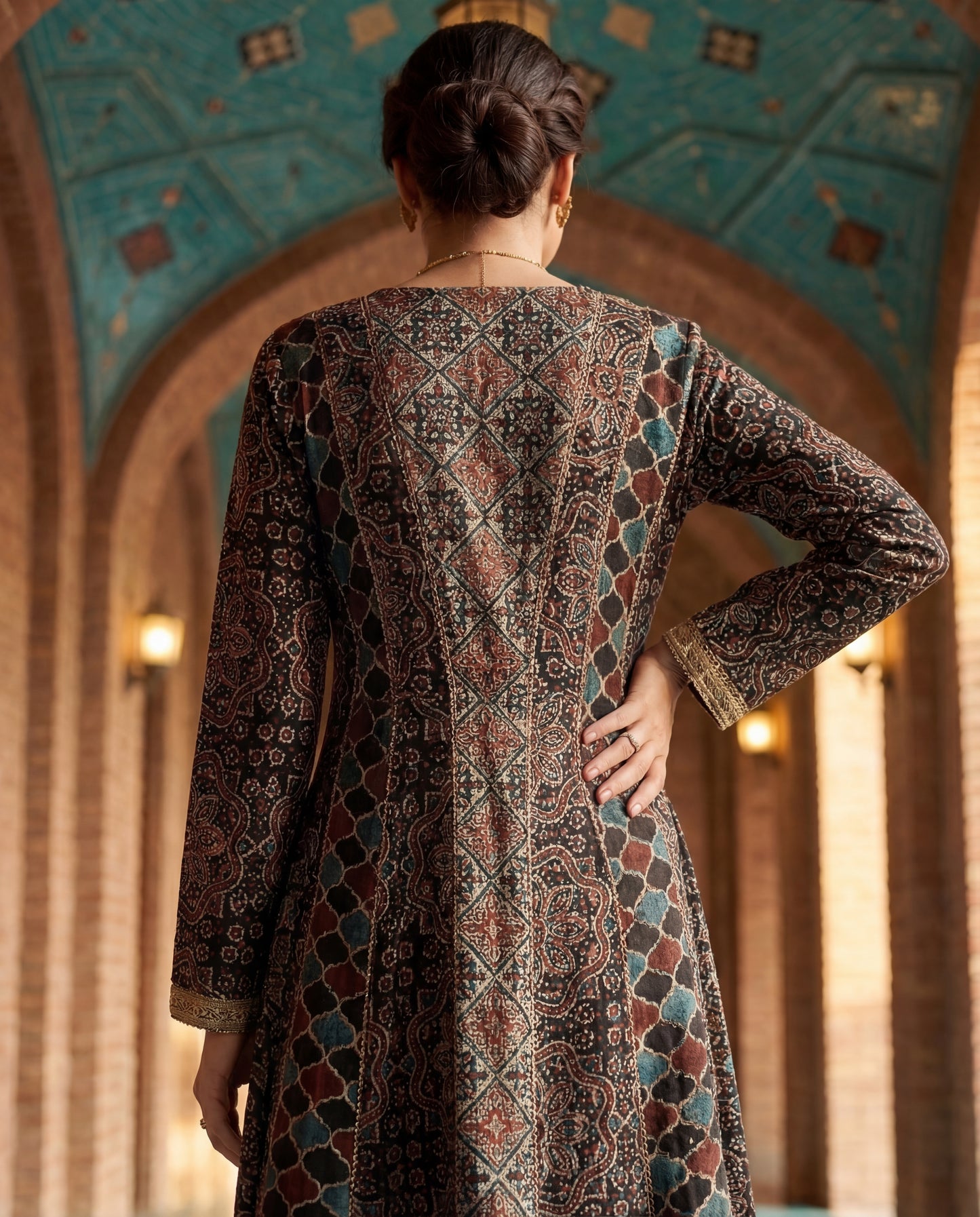 An A-line kurta-(DA-5130)