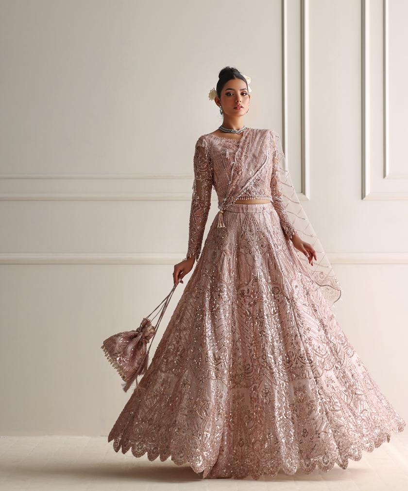 Pink ghagra set