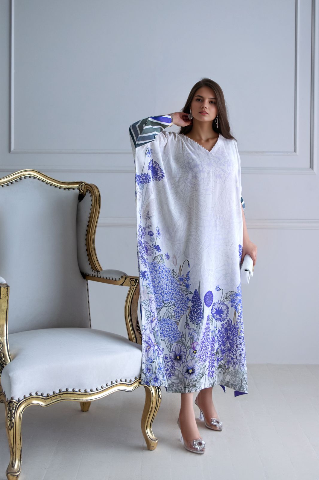 A printed kaftan