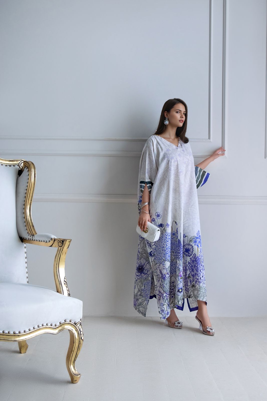 A printed kaftan
