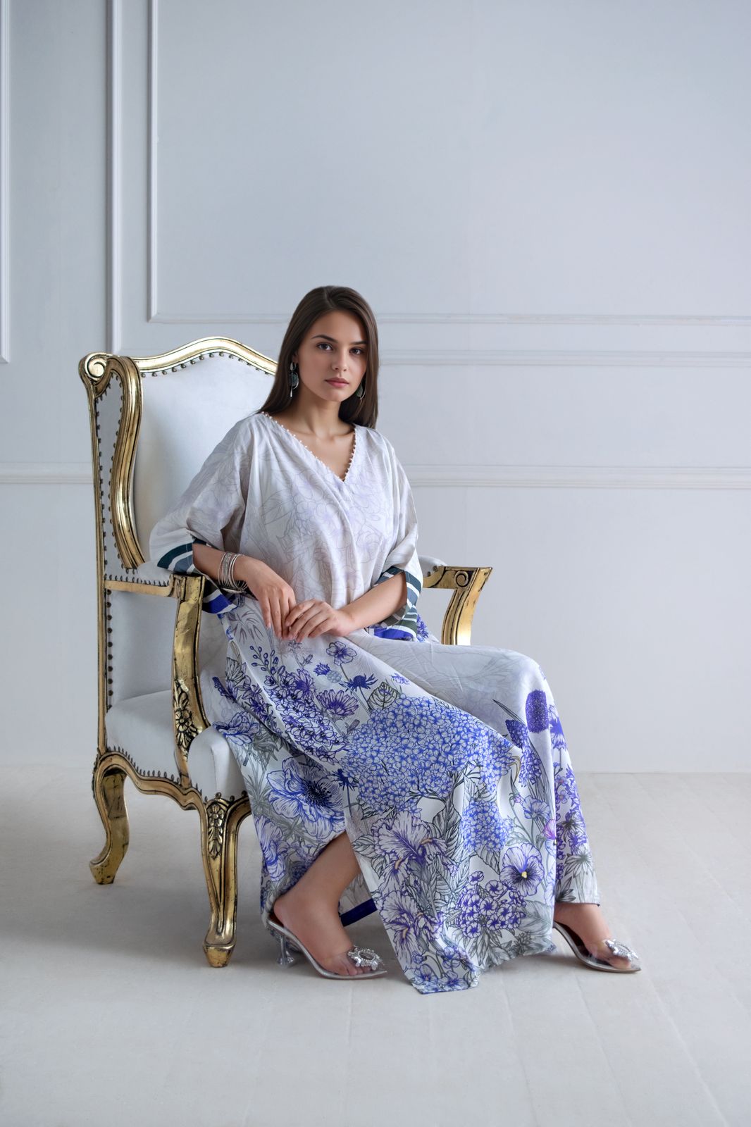A printed kaftan