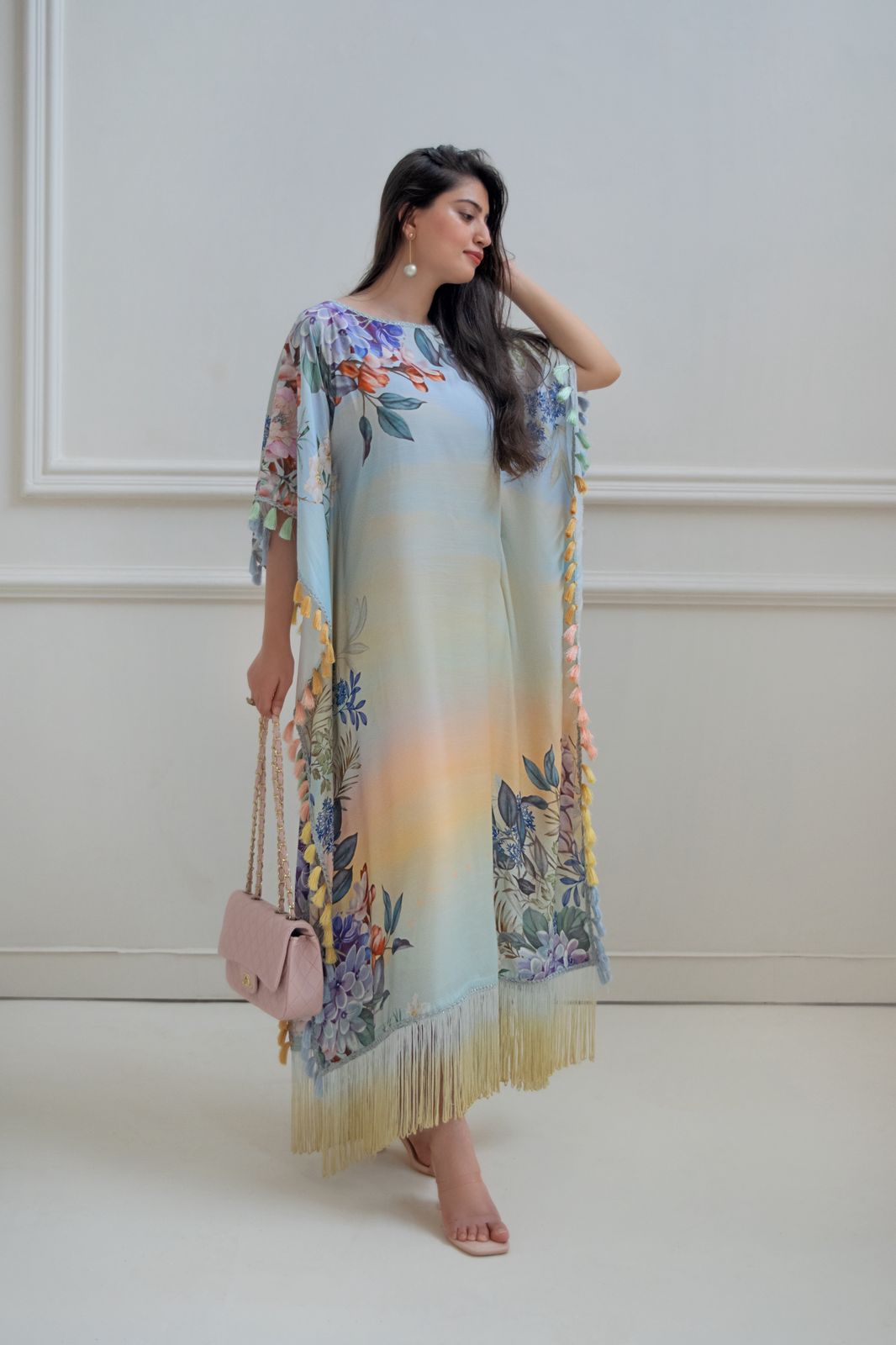 A printed kaftan
