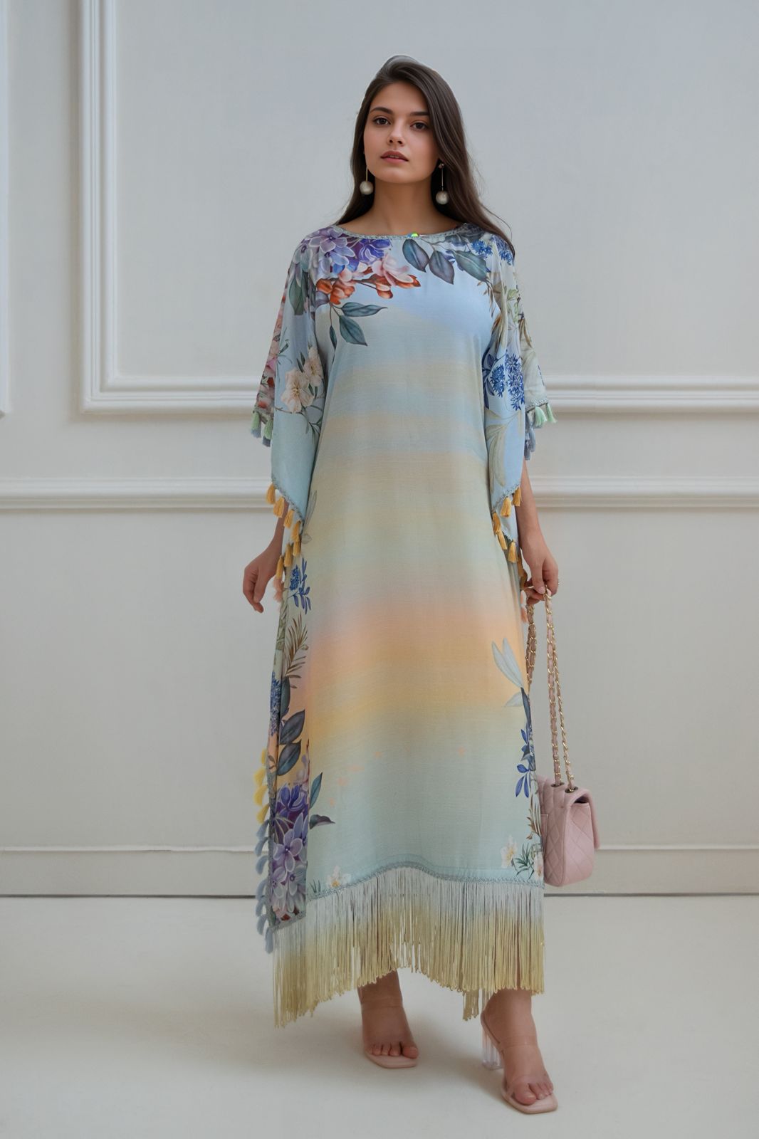 A printed kaftan