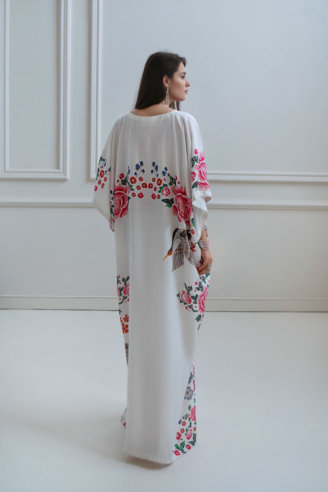 A printed kaftan