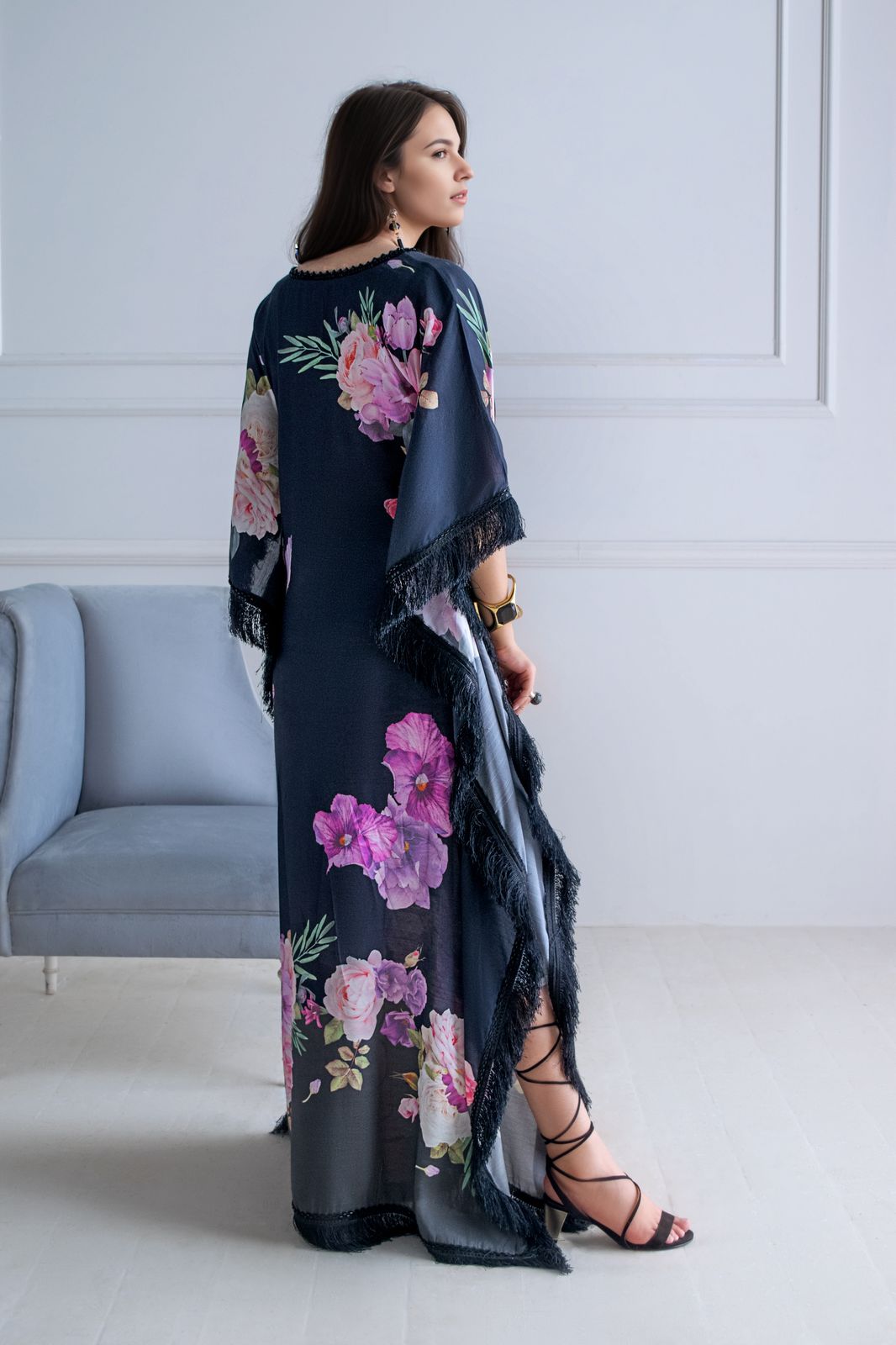 A printed kaftan