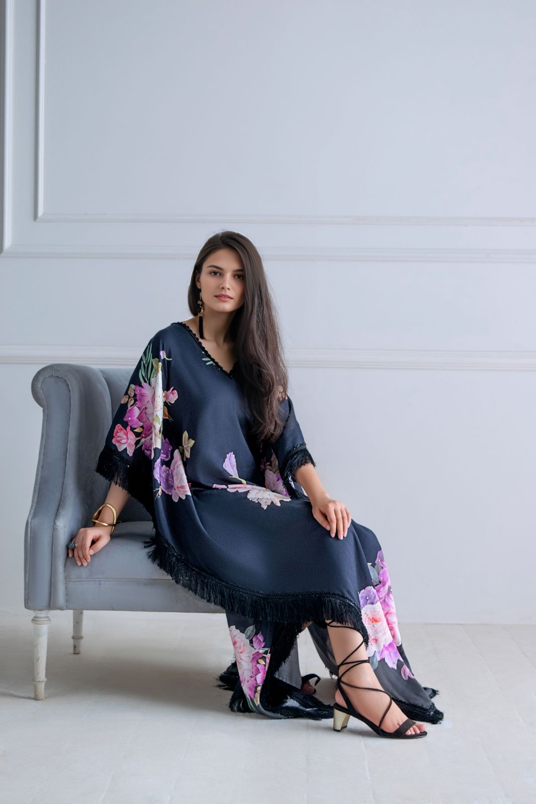 A printed kaftan