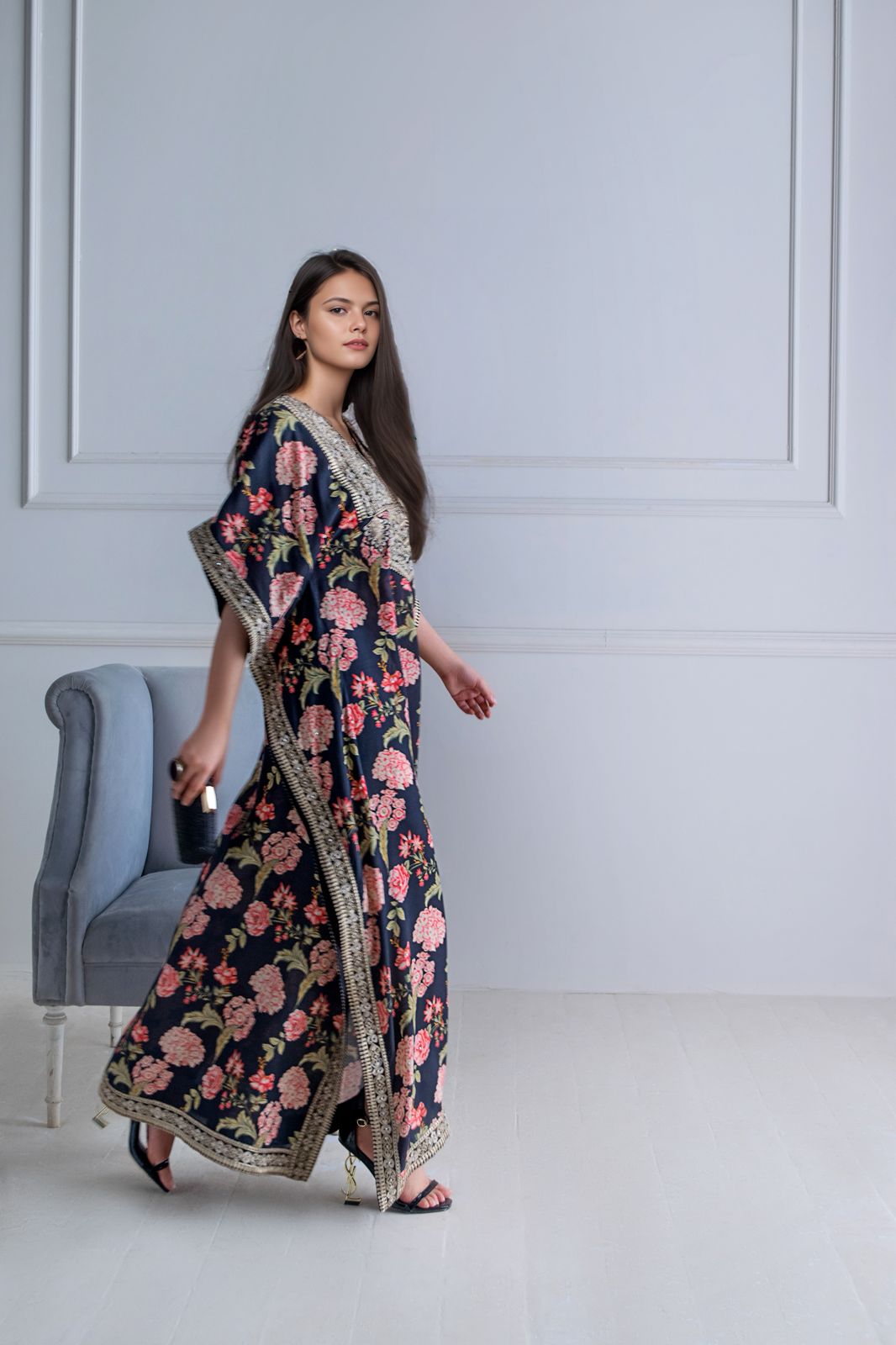 A printed kaftan