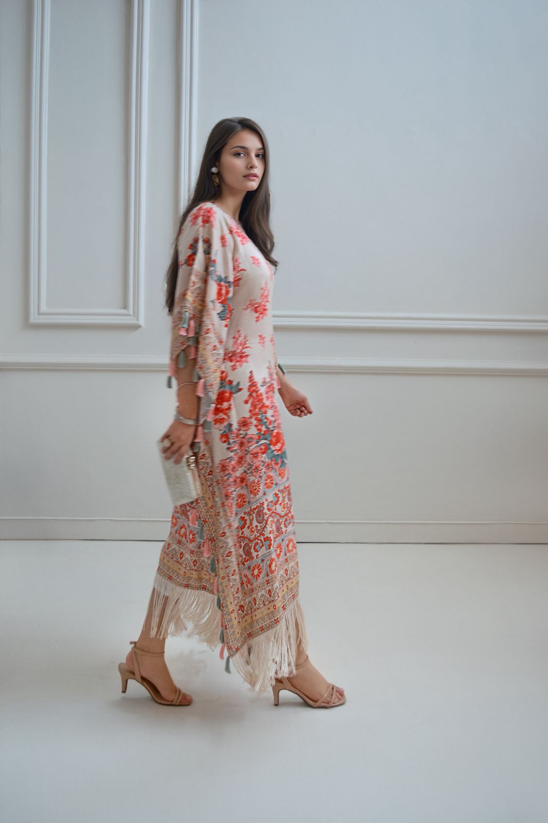 A printed kaftan