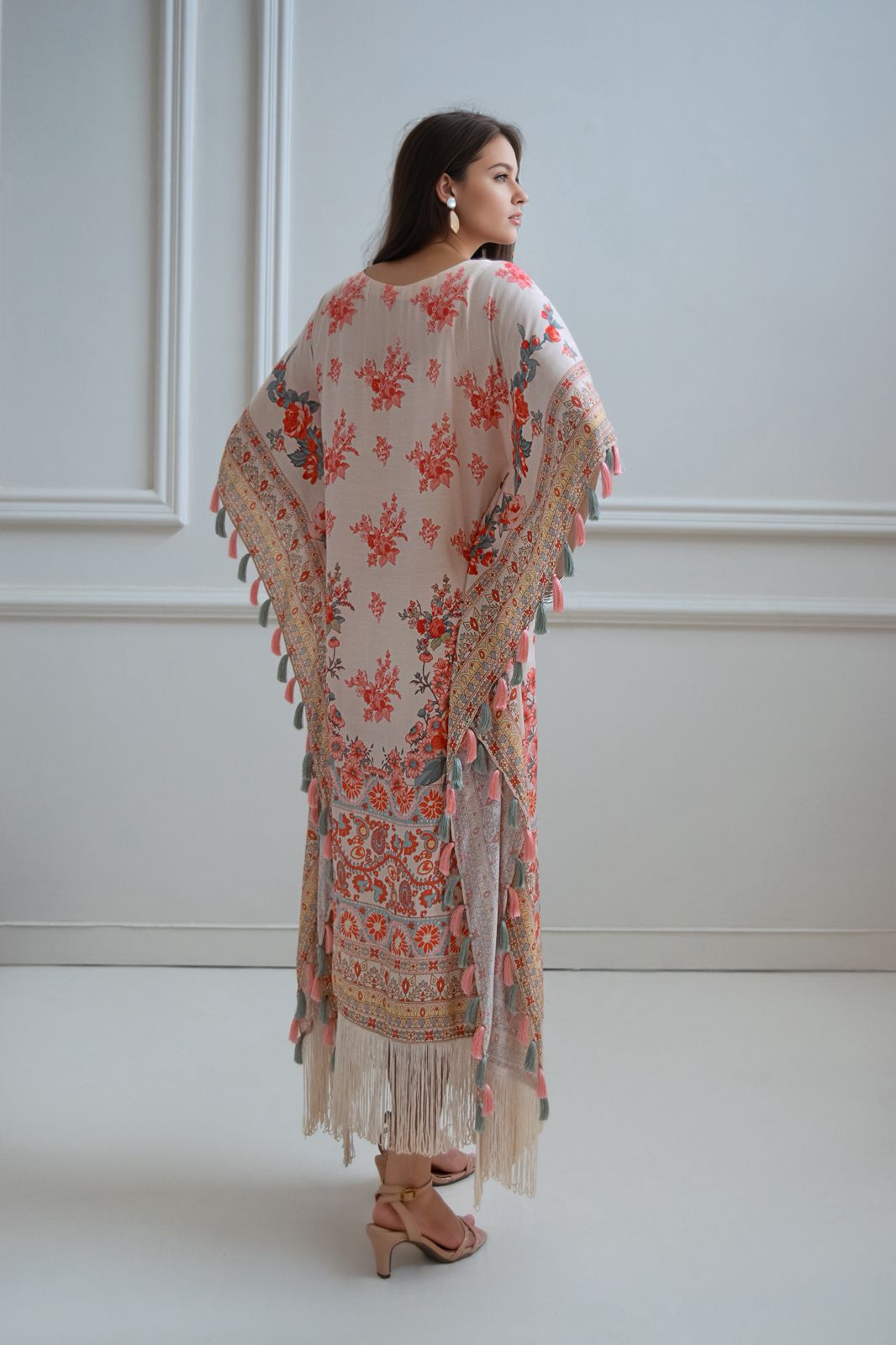 A printed kaftan