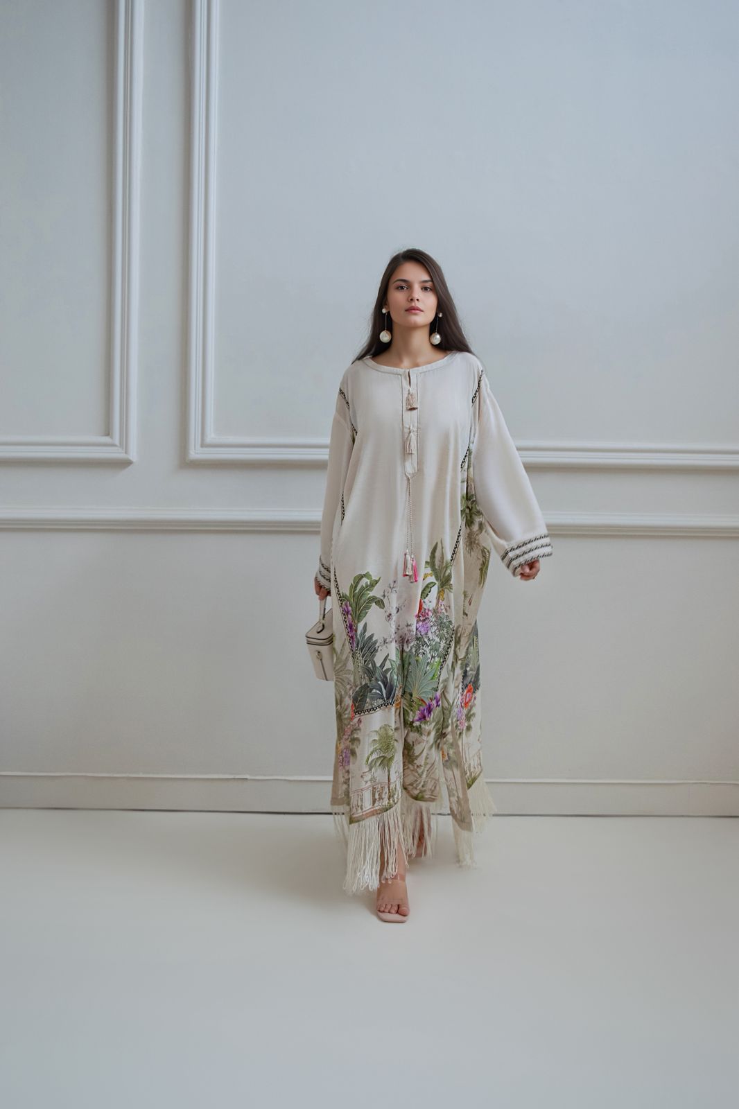 A printed kaftan