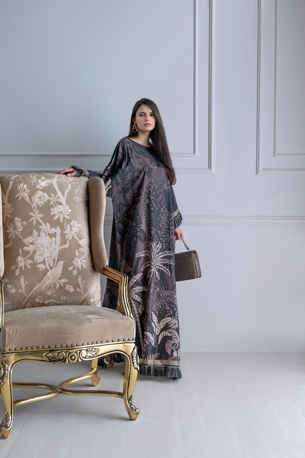 A printed kaftan