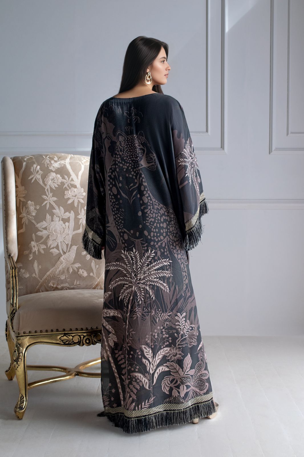 A printed kaftan
