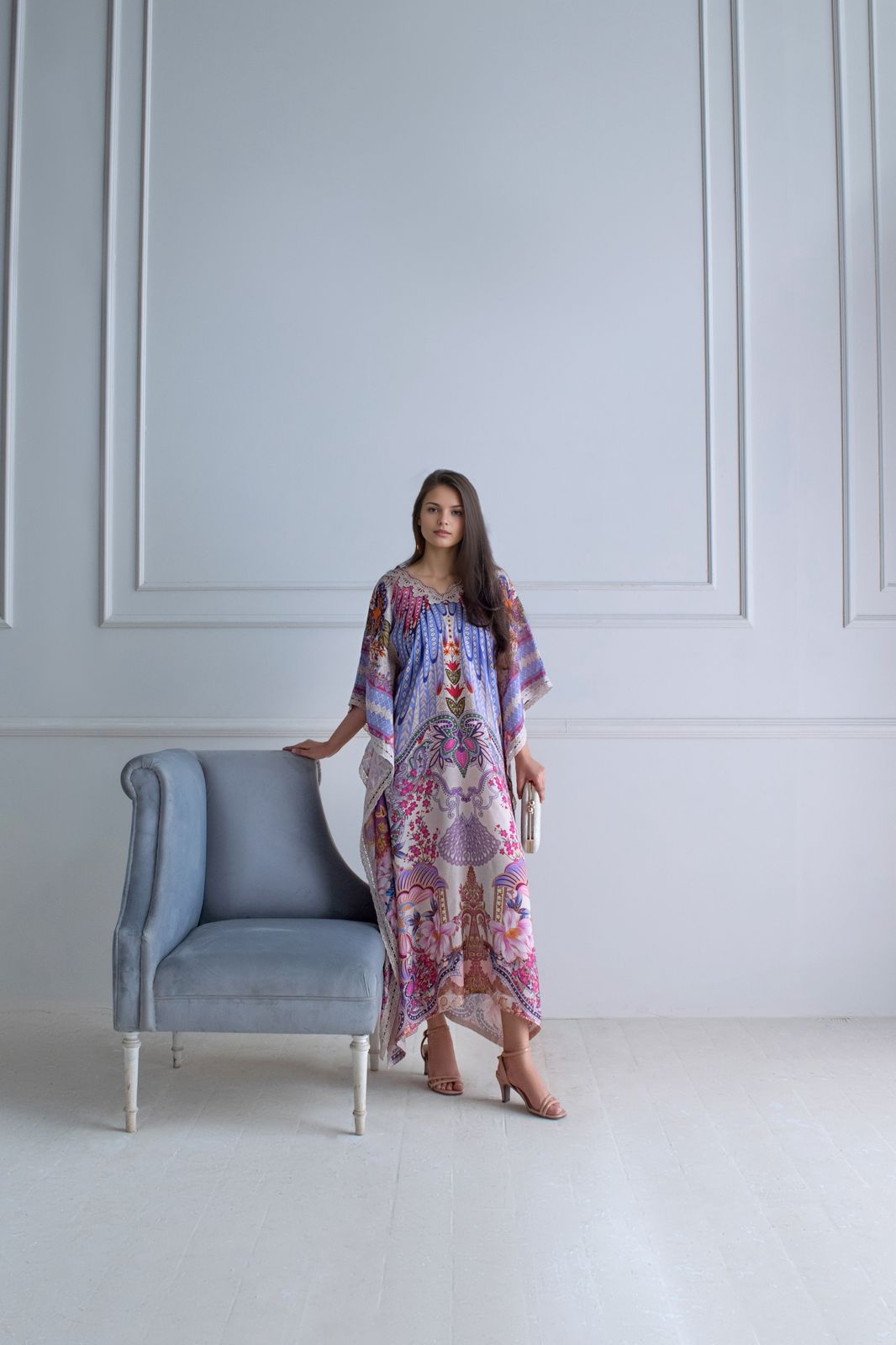 A printed kaftan