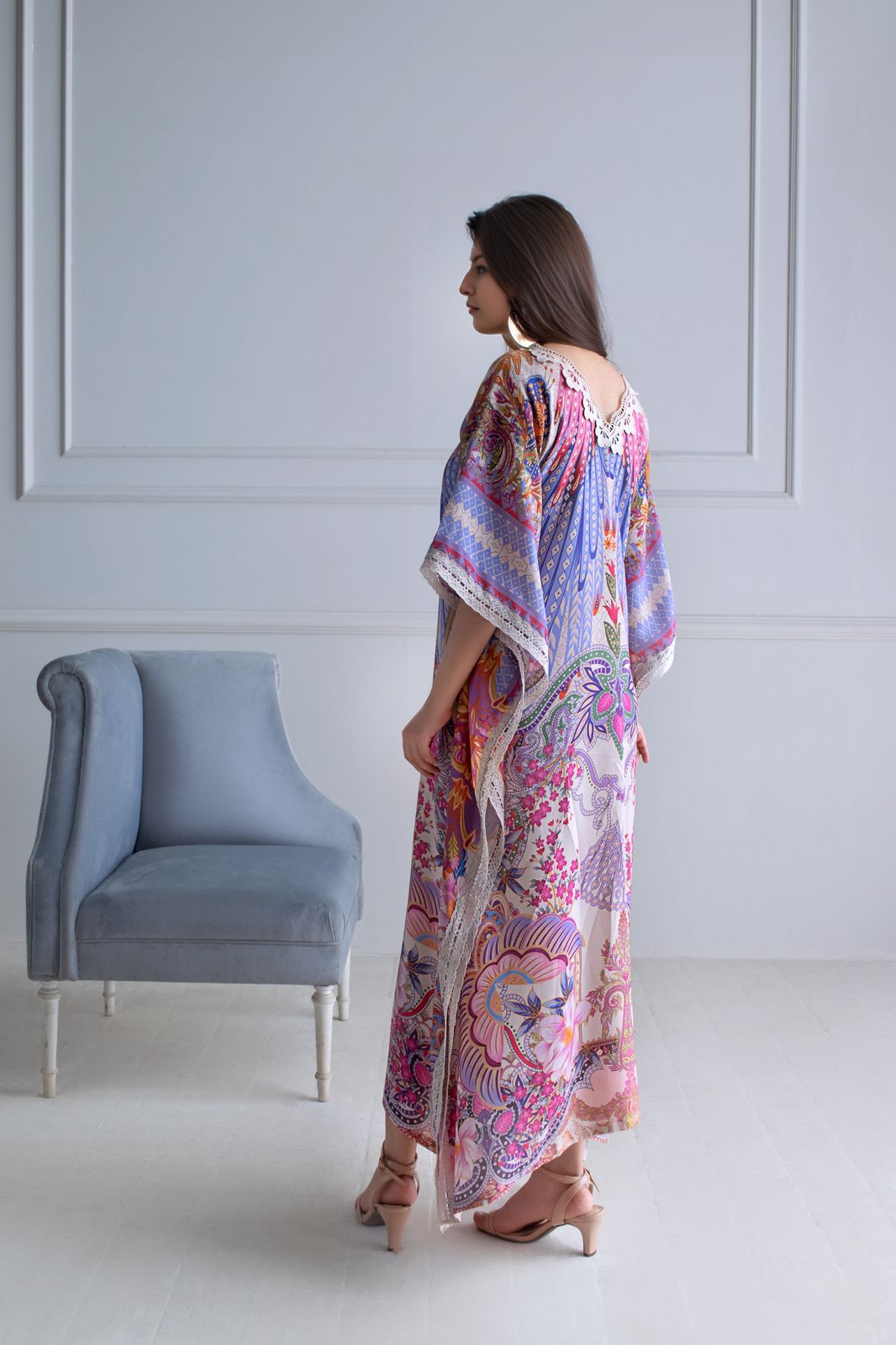 A printed kaftan