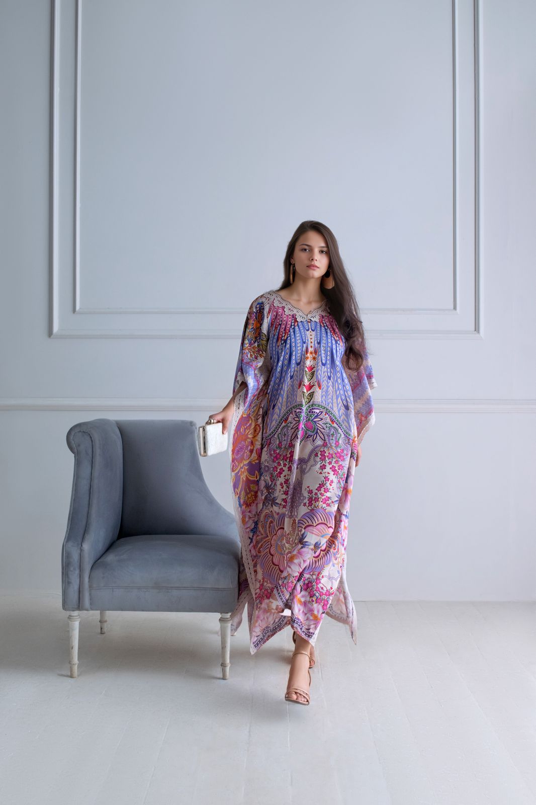 A printed kaftan