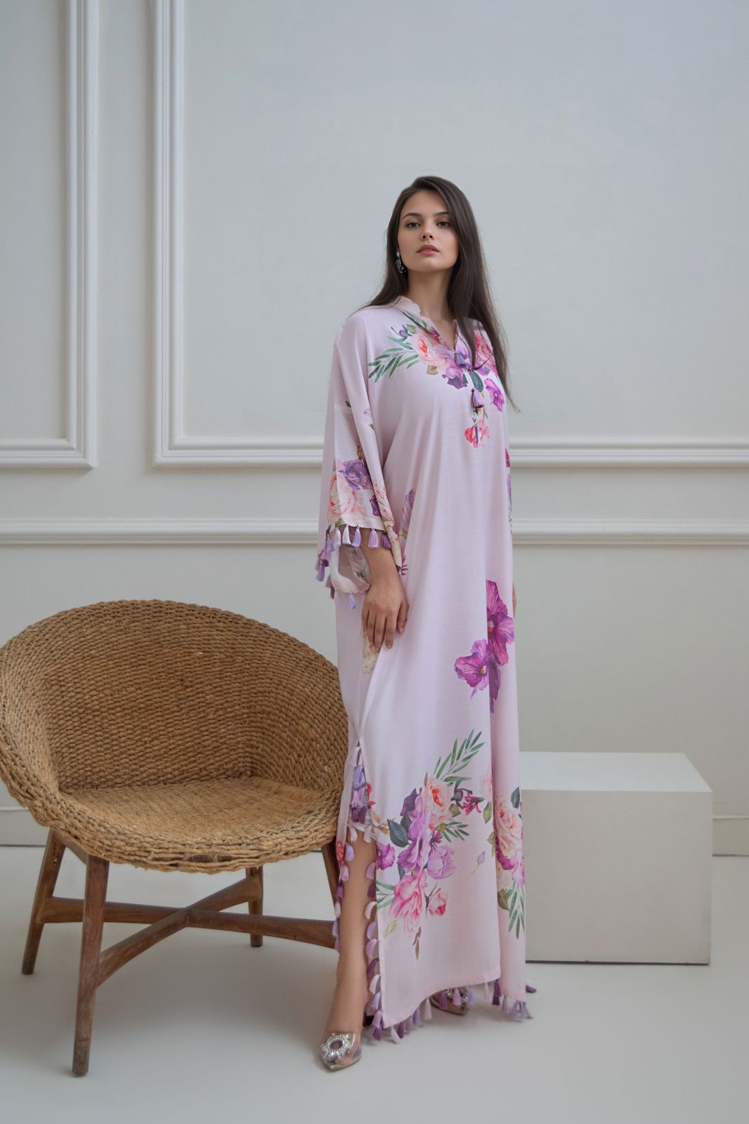 A printed kaftan
