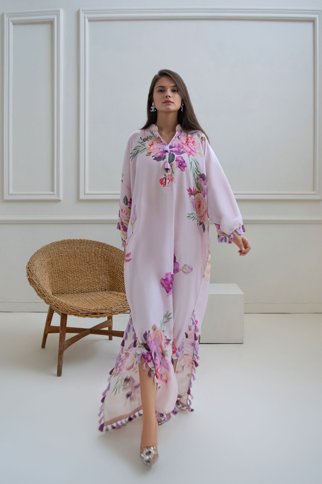 A printed kaftan