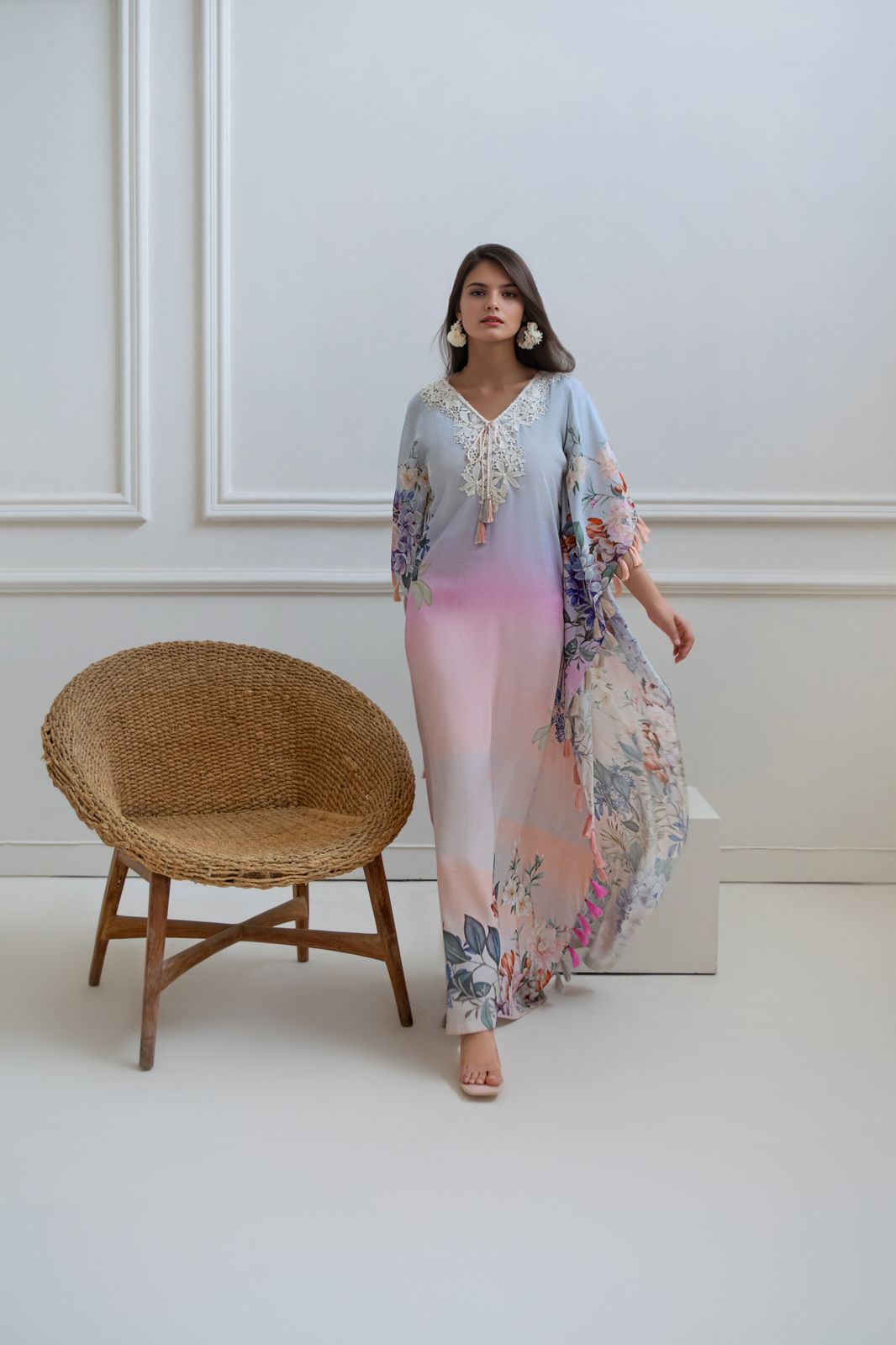 A printed Kaftan