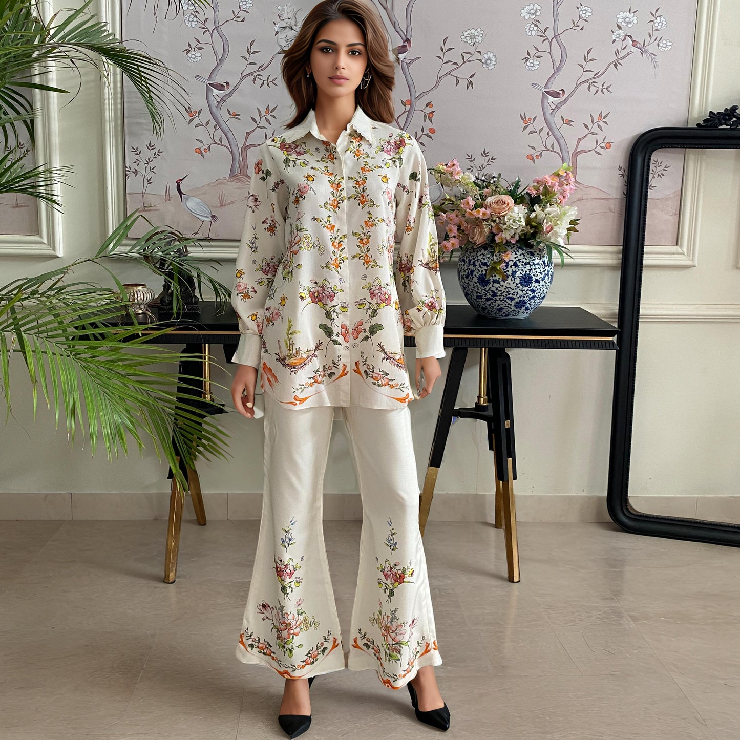 A kurta and pant set- (9186)