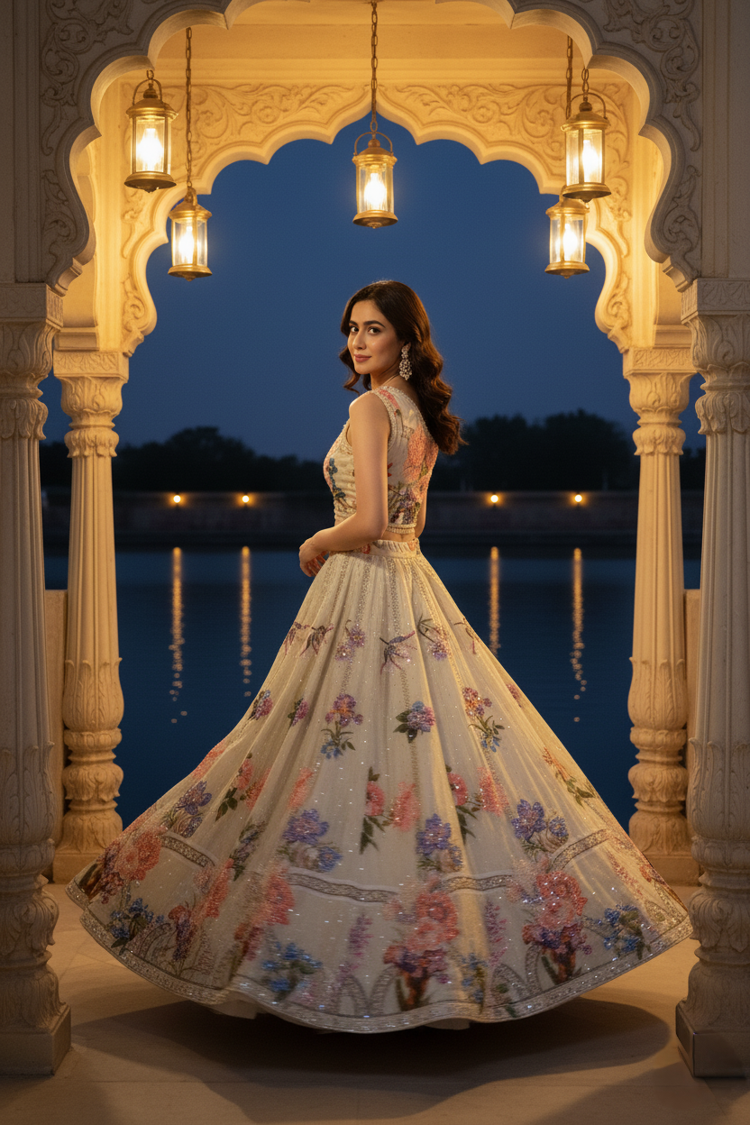 A ghagra set-(EMB-50)