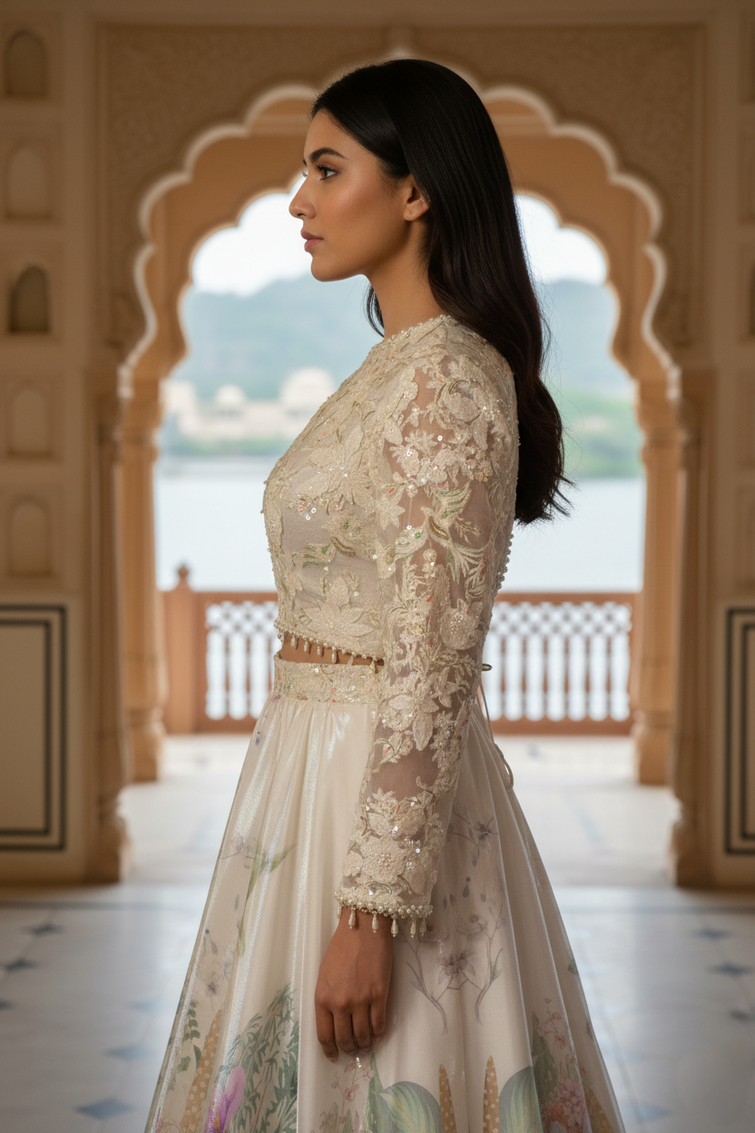 A Ghagra set-(AELA-5)