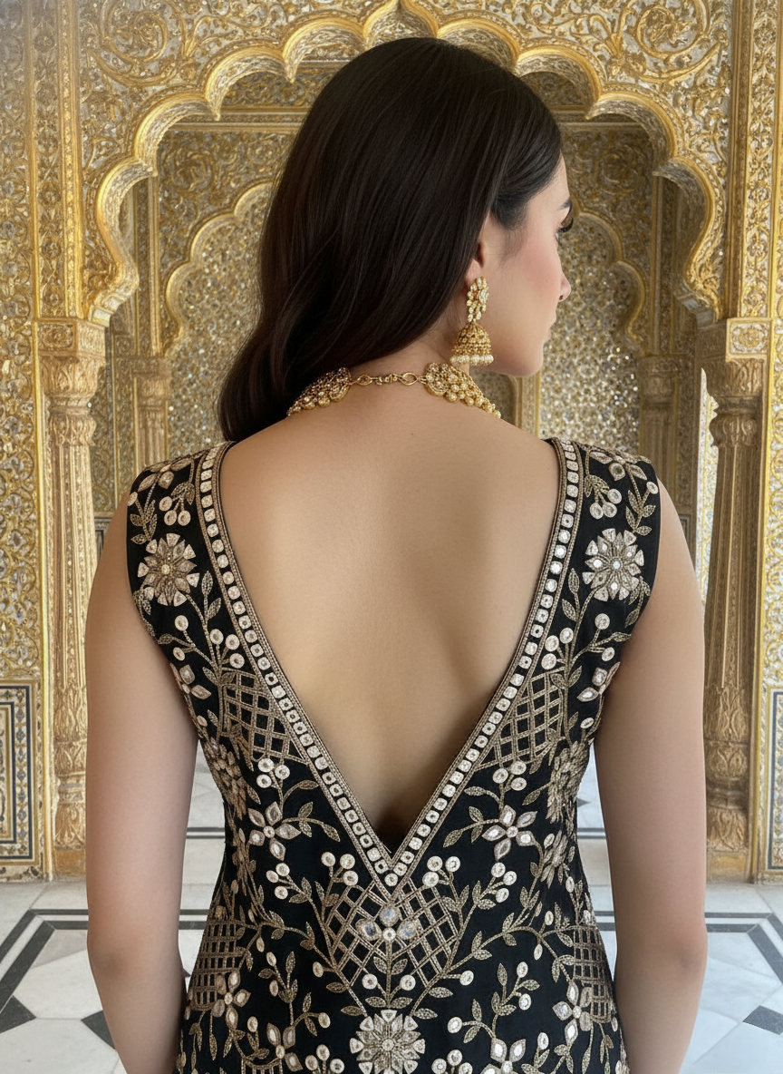 A kurta and gharara pants-(ISH-5)