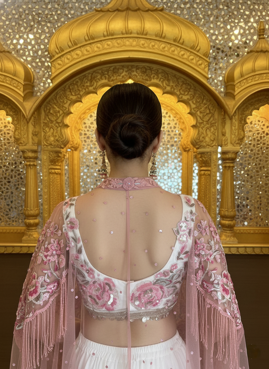 A Pallazo and cape set- (MHW-9)