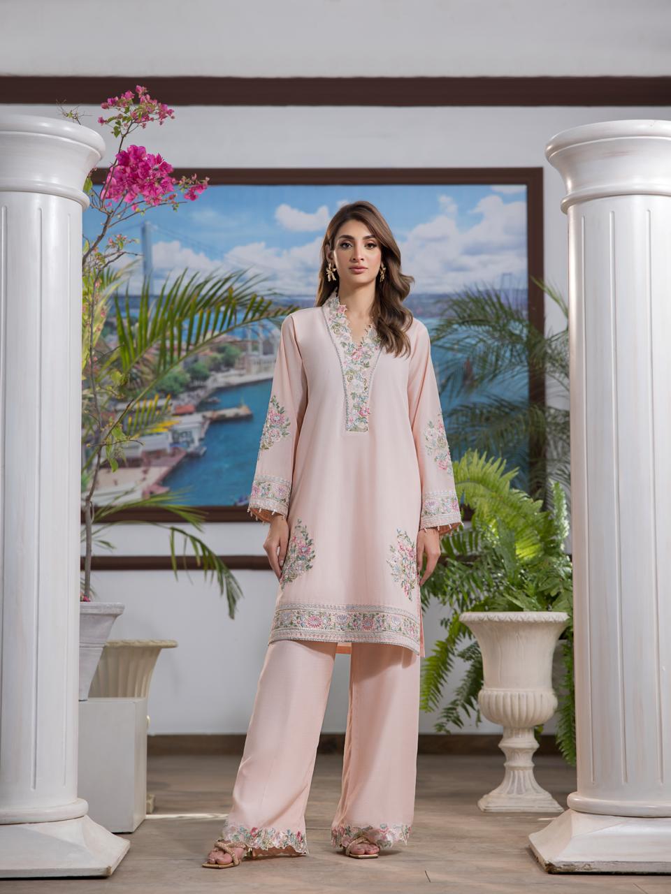 Kurta and pant set-(9385)