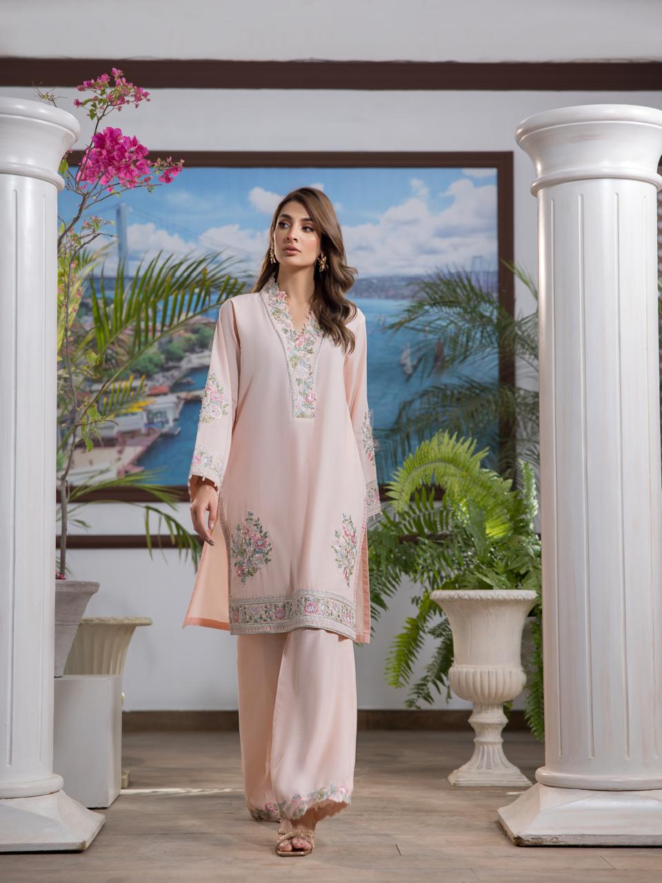 Kurta and pant set-(9385)