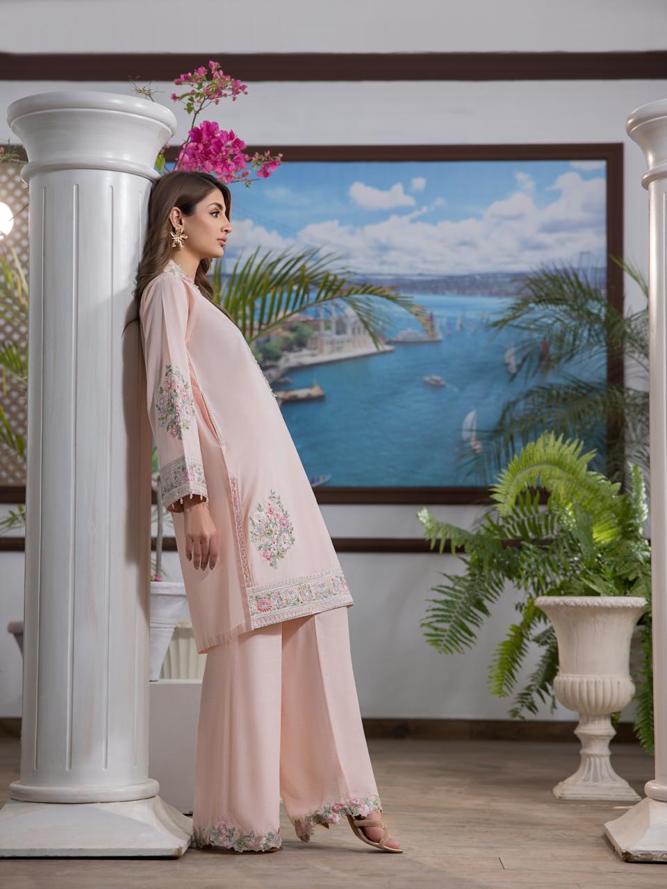 Kurta and pant set-(9385)