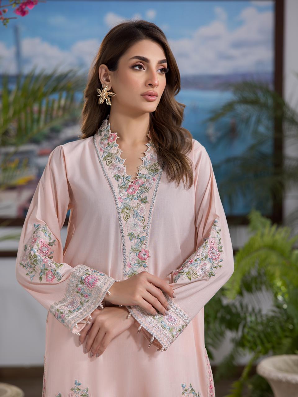 Kurta and pant set-(9385)