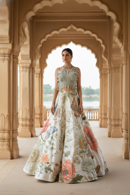 A ghagra set- (ZN-5513)