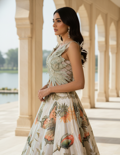 A ghagra set- (ZN-5513)