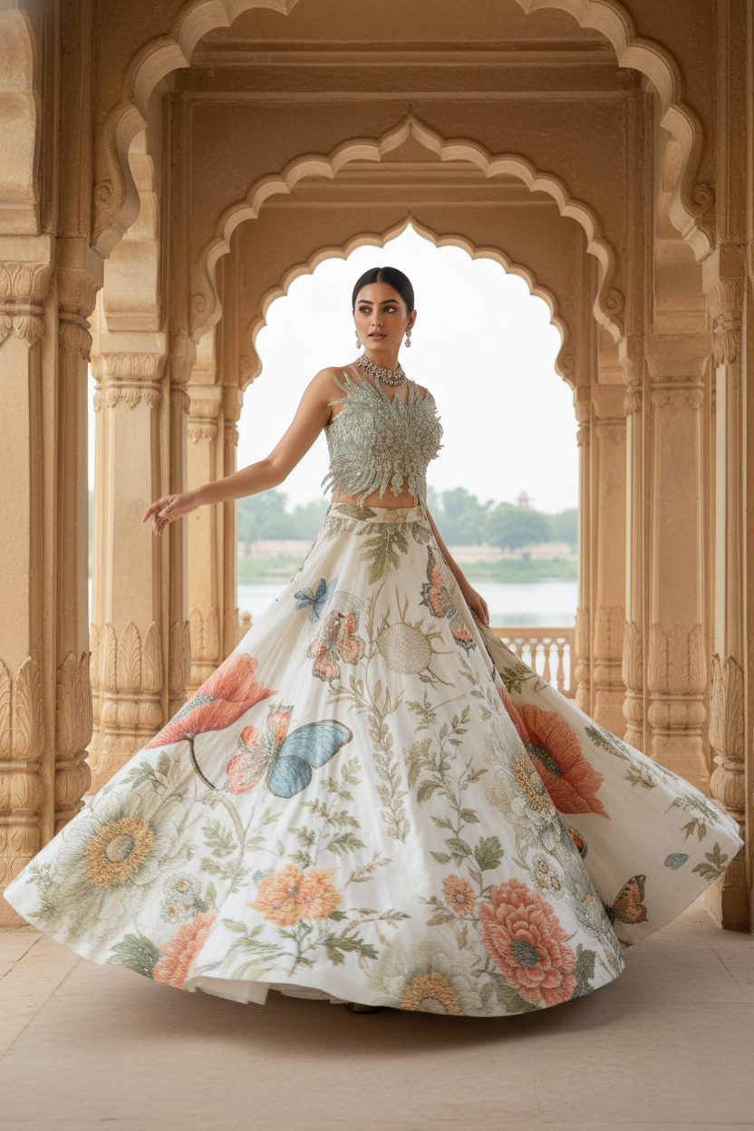 A ghagra set- (ZN-5513)