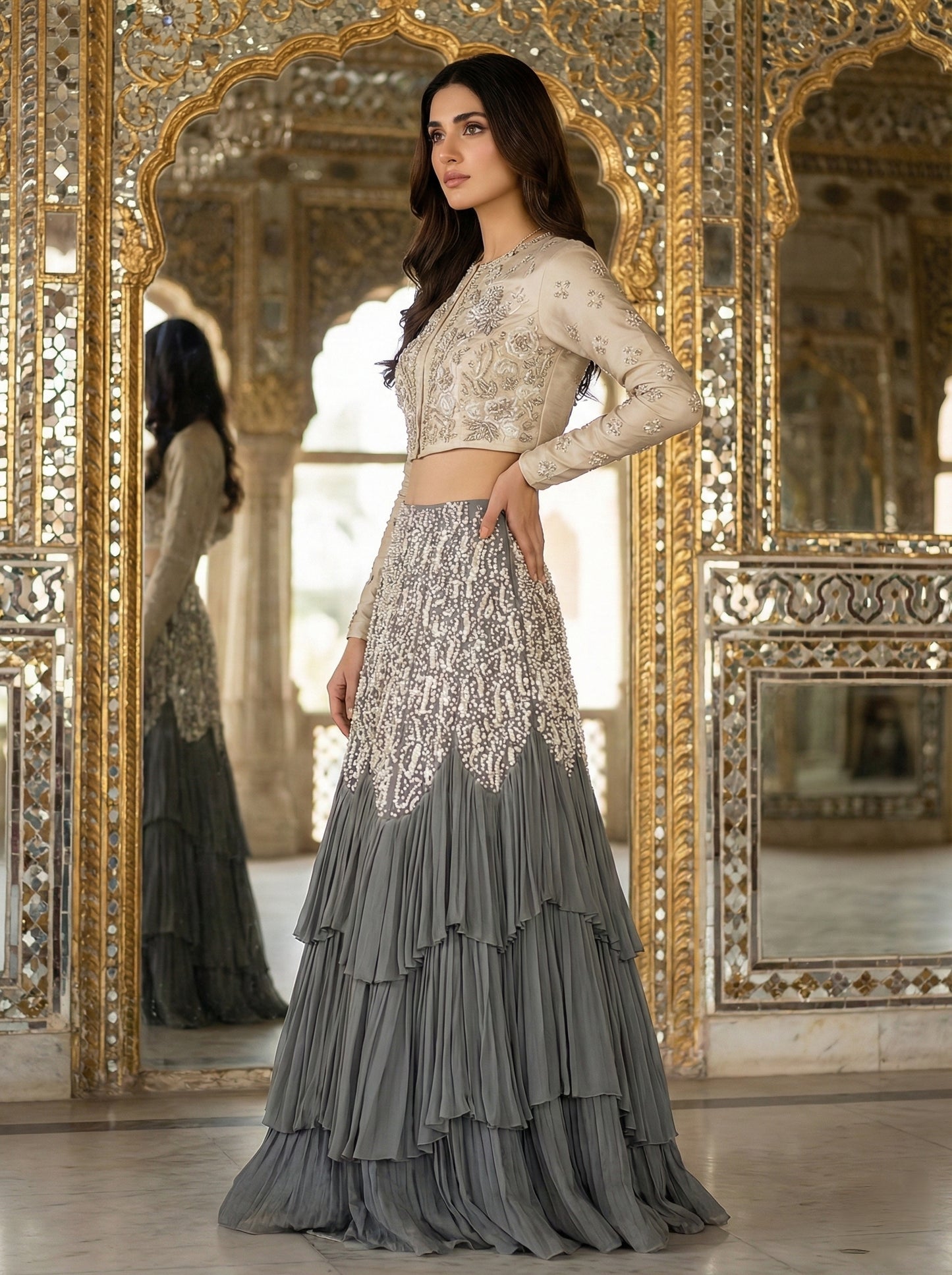 A ghagra set- (4095)