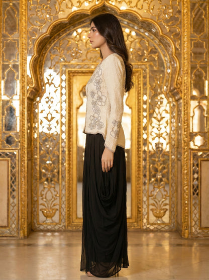 A peplum and skirt set- (OWP-9000)