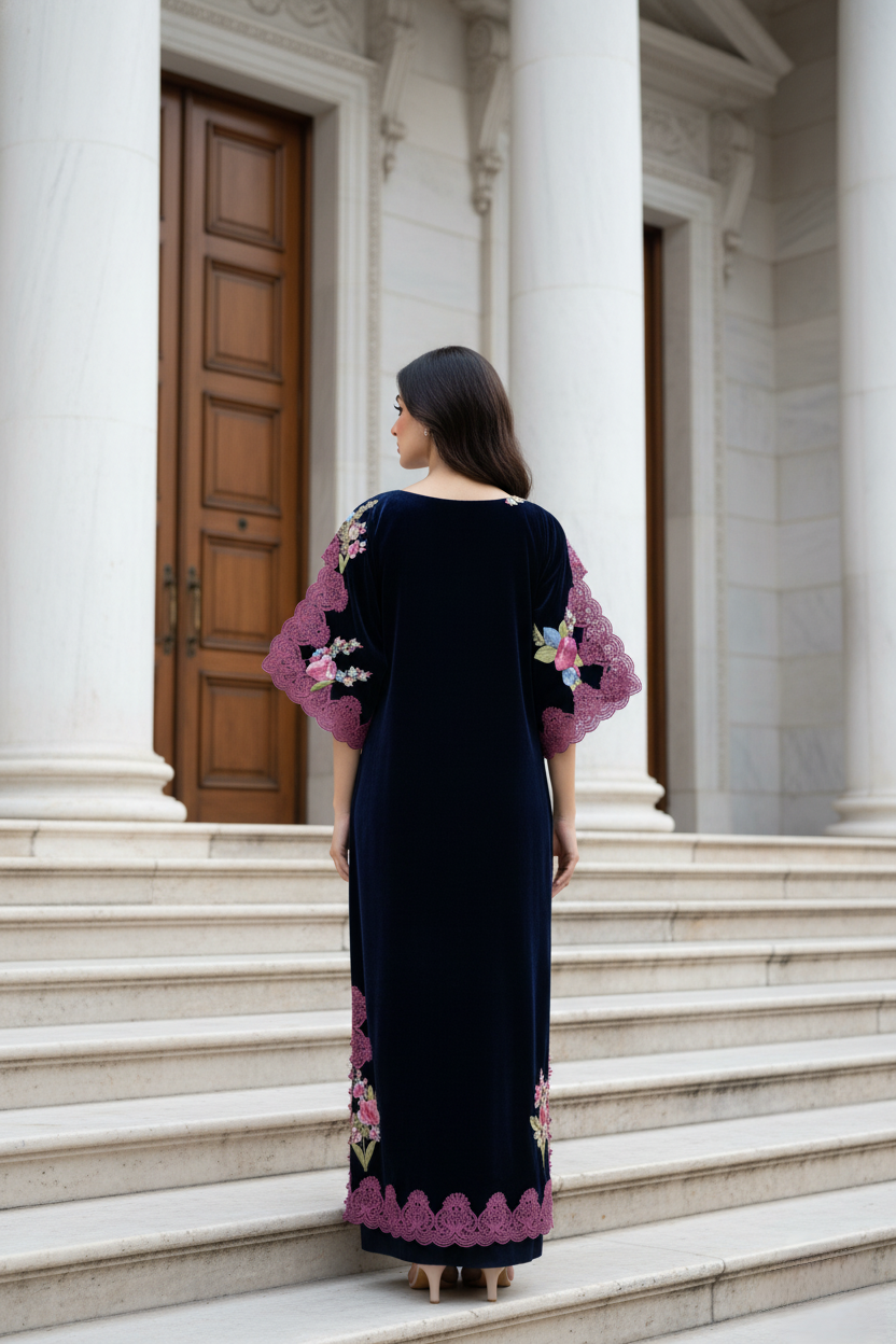 A velvet kurta set- (VW-810)