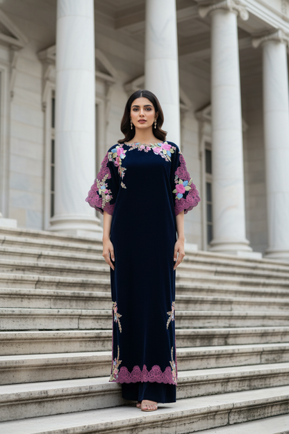 A velvet kurta set- (VW-810)