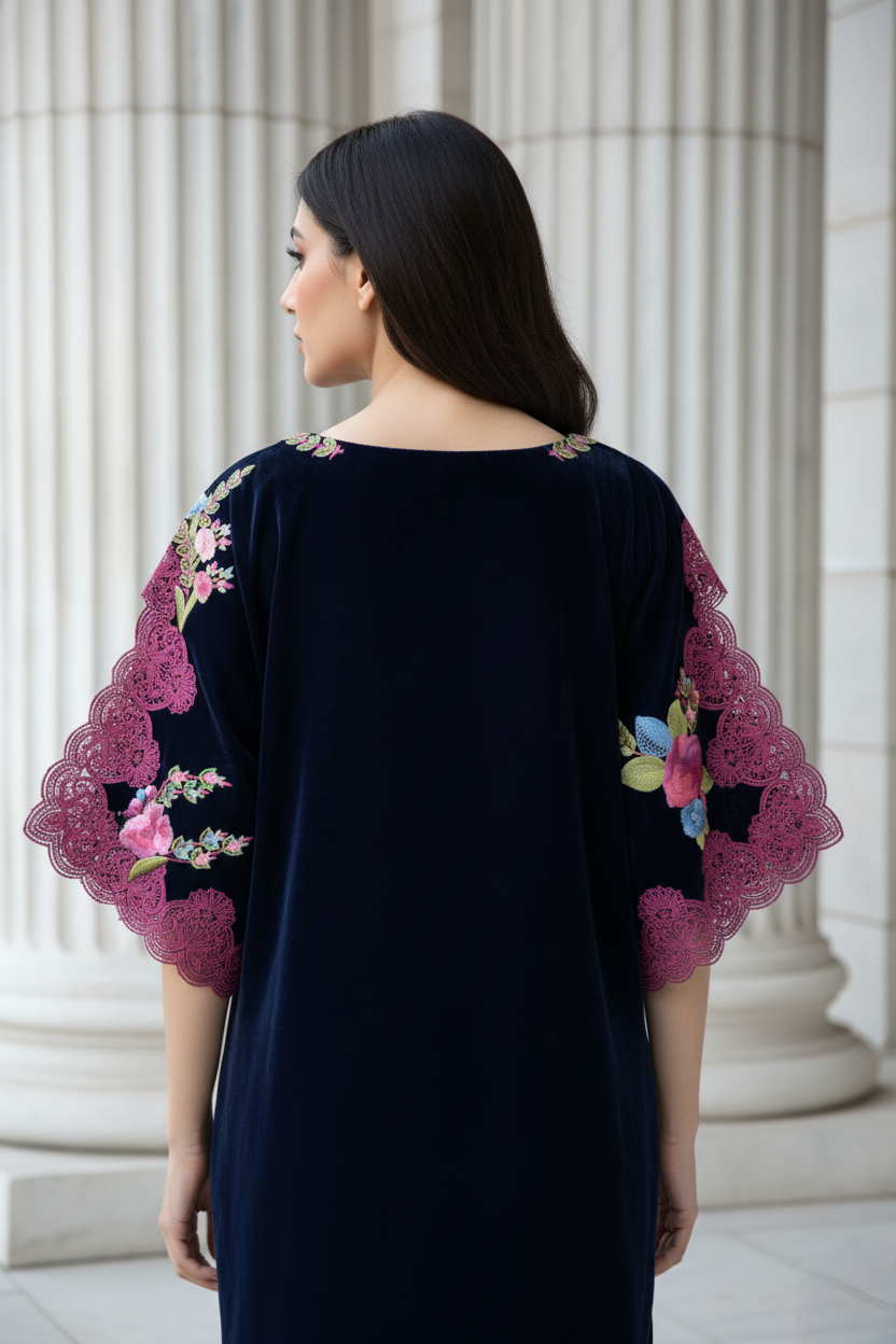 A velvet kurta set- (VW-810)