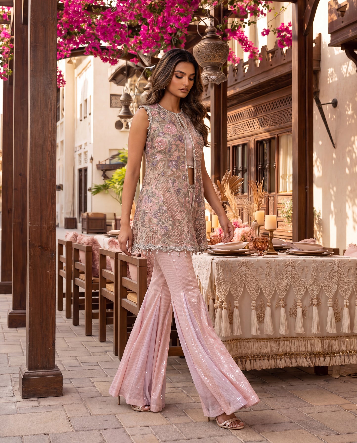 Pastel Rose Pink & Soft Lilac Set-(FC6210)