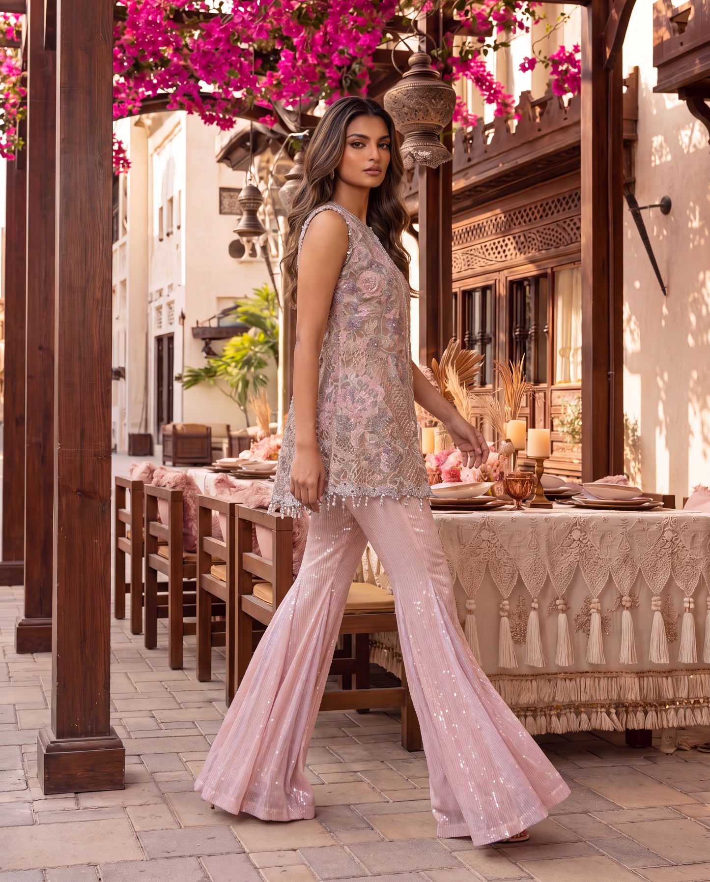 Pastel Rose Pink & Soft Lilac Set-(FC6210)